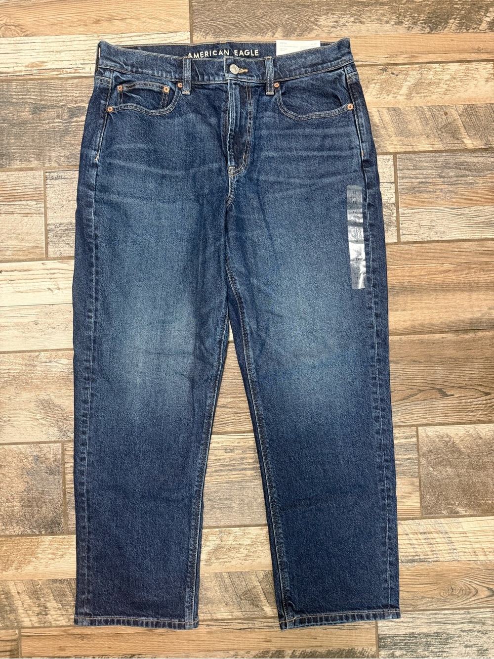 American Eagle Outfitters women’s Indigo Relaxed Straight Jeans